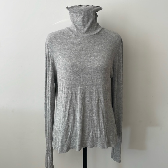 White + Warren Long Sleeve Turtle Neck Sweater - size L - Picture 1 of 11